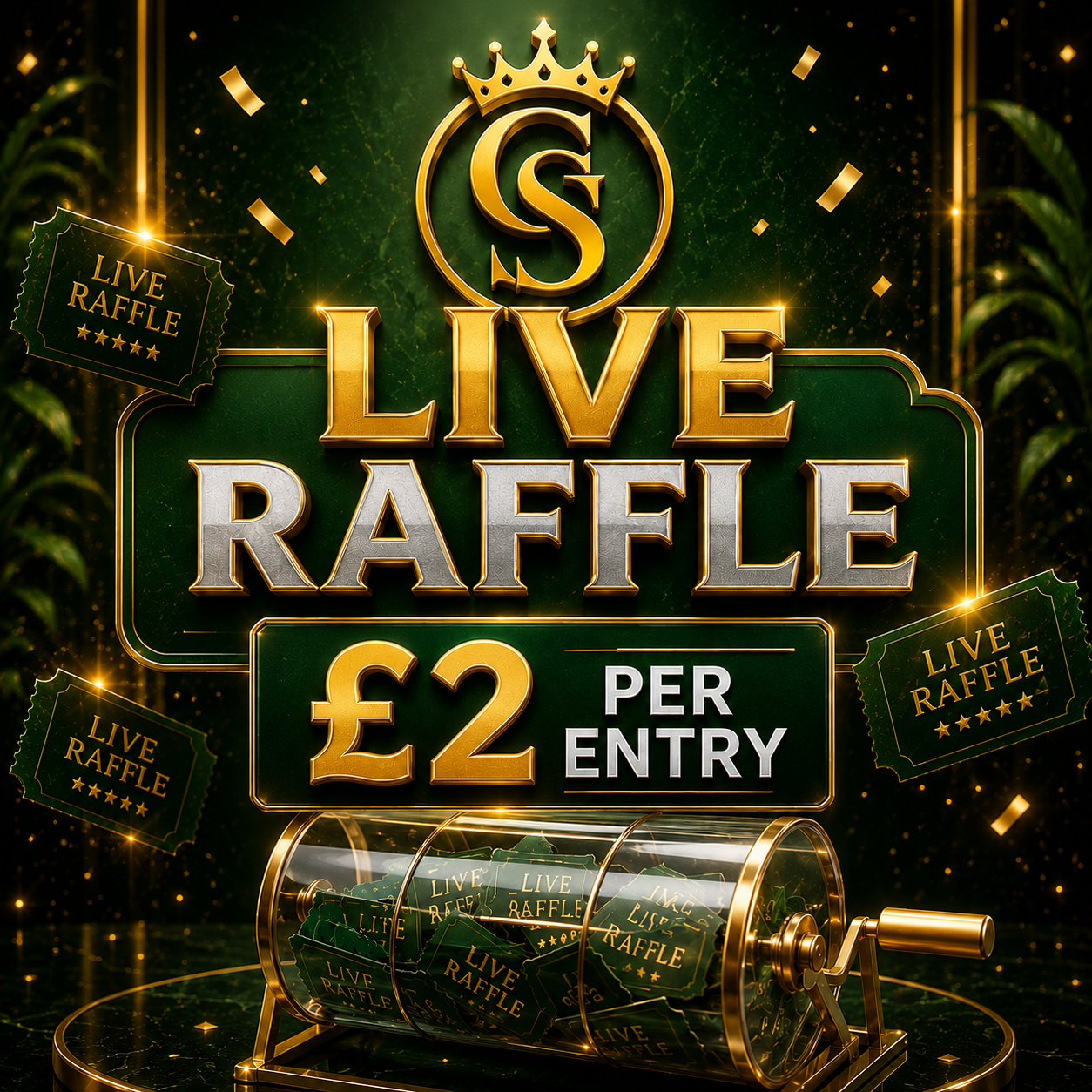 £2.00 Raffle Competition - DRAWN LIVE ON TIKTOK!