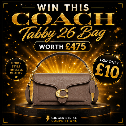 Coach Bag Raffle - LIVE DRAW ONCE TICKETS ALL GONE!